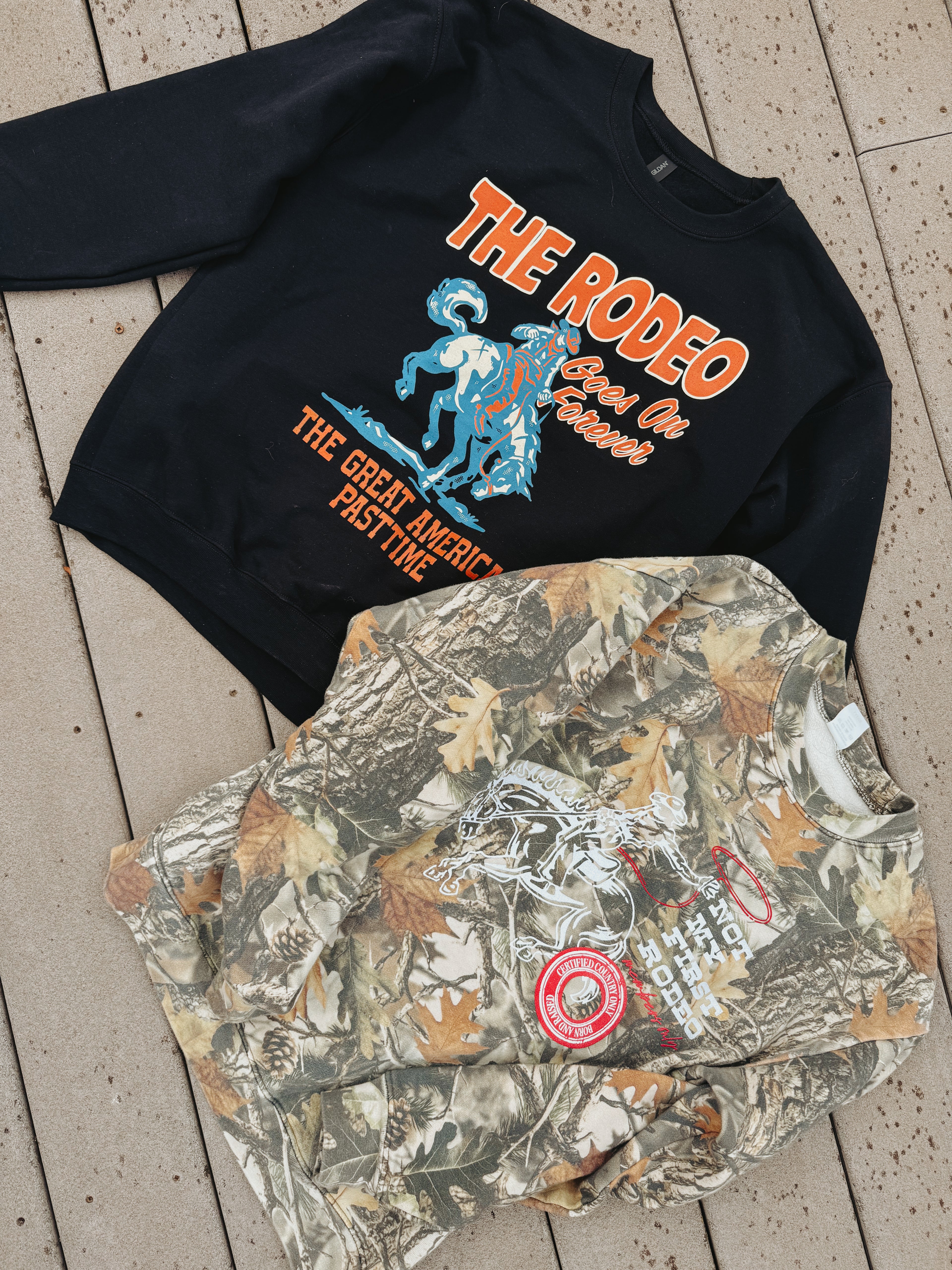 MEMBERS ONLY CAMO SWEATSHIRT